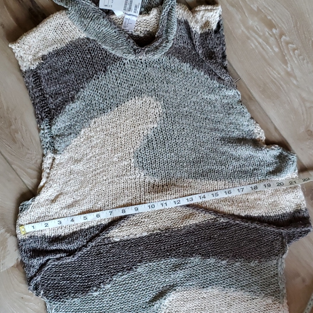 NWT H&M Divided Camo Hi-Lo Sweater Vest - Picture 9 of 11